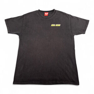 Full Send Shirt Adult LARGE Black Spell Out Logo Colorful Nelk